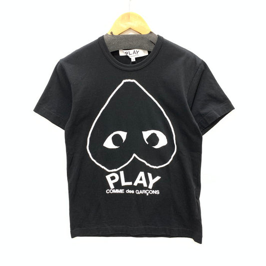 【中古品】【メンズ】 PLAY COMME des GARCONS プレイコムデギャルソン 半袖Tシャツ トップス ブランド 古着 141-250921-gm-29-fuz サイズ：S カラー：ブラック 万代Net店