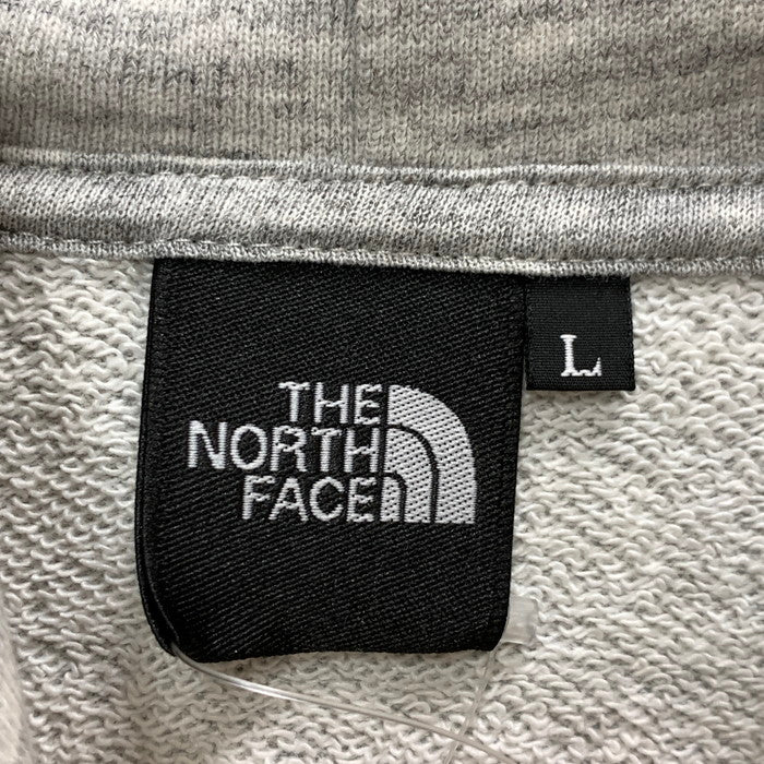 【中古品】【メンズ】 THE NORTH FACE ザ・ノースフェイス NT12333 スクエアロゴフーディー パーカー フーディー トップス ブランド 古着 144-250504-gm-09-fuz サイズ：L カラー：グレー 万代Net店