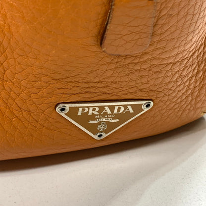 【中古品】【レディース】 PRADA プラダ B11206 DAINO SPORT ハンドバッグ ブランド カバン 180-251129-gm-06-fuz カラー：オレンジ 万代Net店