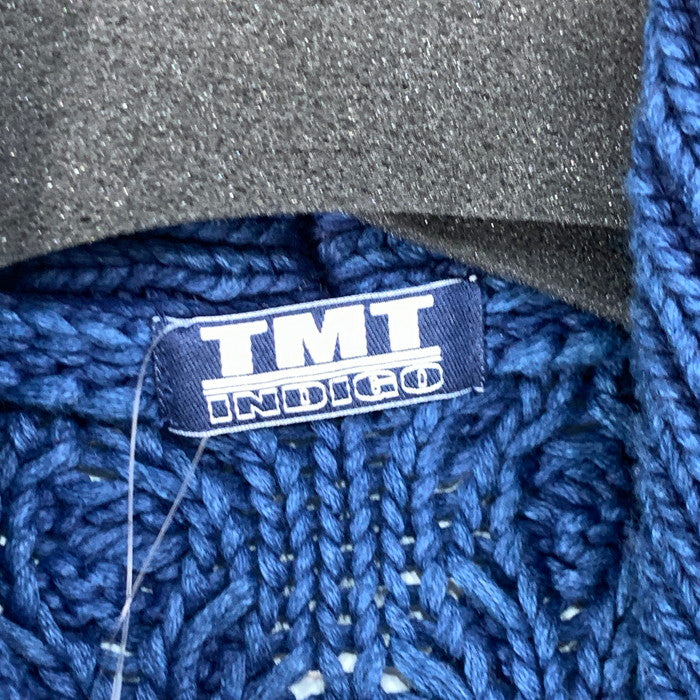 【中古品】【メンズ】 TMT ティーエムティー ケーブルニットカーディガン トップス ブランド 古着 140-260315-gm-10-fuz サイズ：XL カラー：ブルー 万代Net店