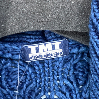 【中古品】【メンズ】 TMT ティーエムティー ケーブルニットカーディガン トップス ブランド 古着 140-260315-gm-10-fuz サイズ：XL カラー：ブルー 万代Net店