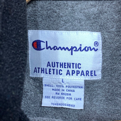 【中古品】【メンズ】 Champion チャンピオン FLEECE PULLOVER フリースジャケット ブランド 古着 145-260110-gm-15-fuz サイズ：L カラー：グレー 万代Net店