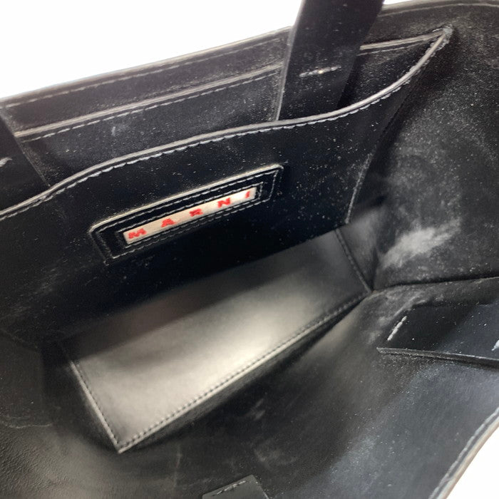 【中古品】【メンズ/レディース】 MARNI マルニ 2way ショルダーバッグ ハンドバッグ ブランド カバン 180-251220-gm-31-fuz カラー：ブラック ベージュ 万代Net店