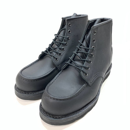 【中古品】【メンズ】 RED WING レッドウィング 8074 CLASSIC MOC BOOTS クラシックモックブーツ シューズ 靴 164-251108-gm-05-fuz サイズ：US7(25cm) カラー：ブラック 万代Net店