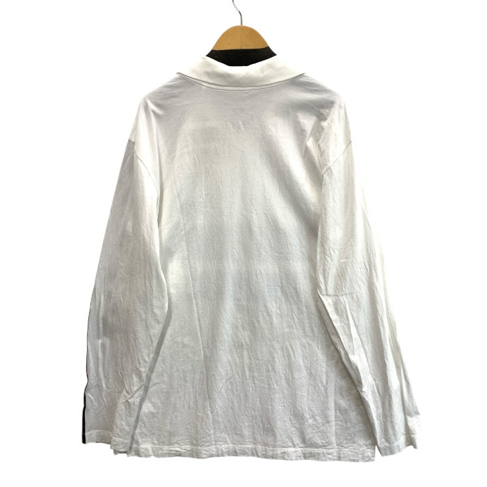 【中古品】【メンズ】 Y-3 ワイスリー JM3233 U GFX LOGO 長袖ポロシャツ ブランド 古着 140-251214-gm-14-fuz サイズ：M カラー：ホワイト 万代Net店