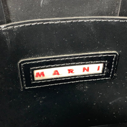 【中古品】【メンズ/レディース】 MARNI マルニ 2way ショルダーバッグ ハンドバッグ ブランド カバン 180-251220-gm-31-fuz カラー：ブラック ベージュ 万代Net店