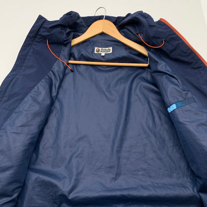 【中古品】【メンズ】 A BATHING APE アベイシングエイプ サルカモ ナイロンジャケット アウター ブランド 古着 142-260412-gm-21-fuz サイズ：L カラー：ブルー 万代Net店