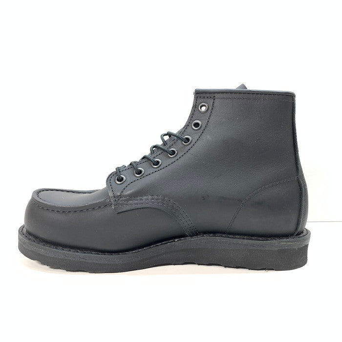 【中古品】【メンズ】 RED WING レッドウィング 8074 CLASSIC MOC BOOTS クラシックモックブーツ シューズ 靴 164-251108-gm-05-fuz サイズ：US7(25cm) カラー：ブラック 万代Net店