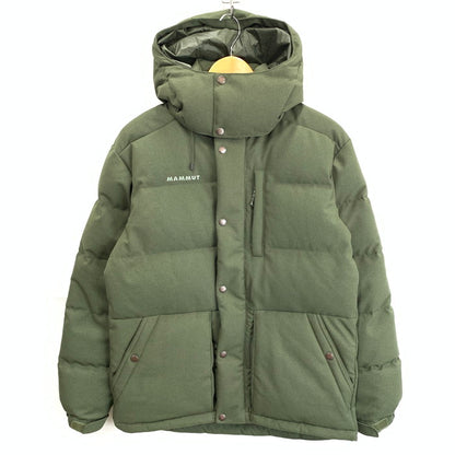 【中古品】【メンズ】 Mammut マムート 1013-02982 ROSEG 2.0 IN HOODED JACKET ダウンジャケット ブランド 古着 144-260117-gm-20-fuz サイズ：M カラー：カーキ 万代Net店
