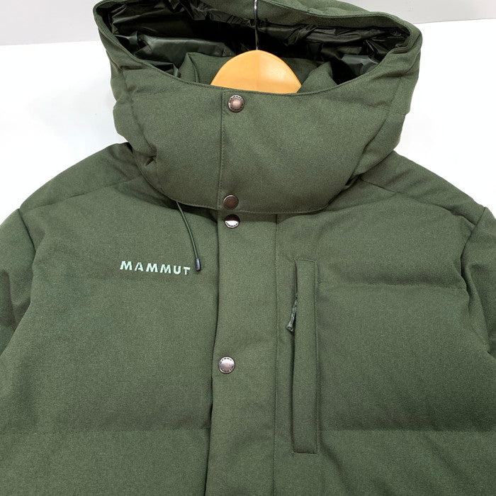 【中古品】【メンズ】 Mammut マムート 1013-02982 ROSEG 2.0 IN HOODED JACKET ダウンジャケット ブランド 古着 144-260117-gm-20-fuz サイズ：M カラー：カーキ 万代Net店