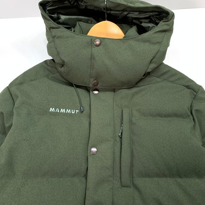 【中古品】【メンズ】 Mammut マムート 1013-02982 ROSEG 2.0 IN HOODED JACKET ダウンジャケット ブランド 古着 144-260117-gm-20-fuz サイズ：M カラー：カーキ 万代Net店