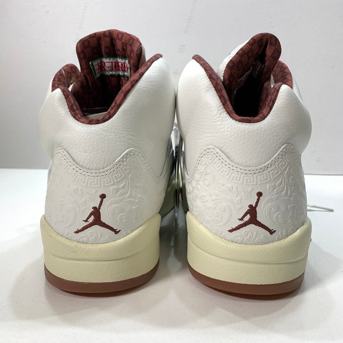 【中古美品】【メンズ】 NIKE ナイキ HF8833-100 AIR JODAN 5 RETRO ELGRITO "SAIL AND DARK PONY" エアジョーダン 5 スニーカー 160-251019-gm-21-fuz サイズ：27.5cm カラー：ホワイト 万代Net店