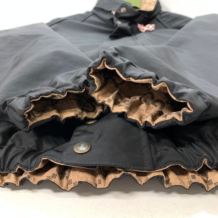 【中古品】【メンズ】 GUCCI グッチ 722511 ZALX2 REVERSIBLE GG CANVAS JACKET リバーシブルGGキャンバスジャケット アウター ブランド 古着 141-260124-gm-06-fuz サイズ：48 カラー：ブラック ベージュ 万代Net店