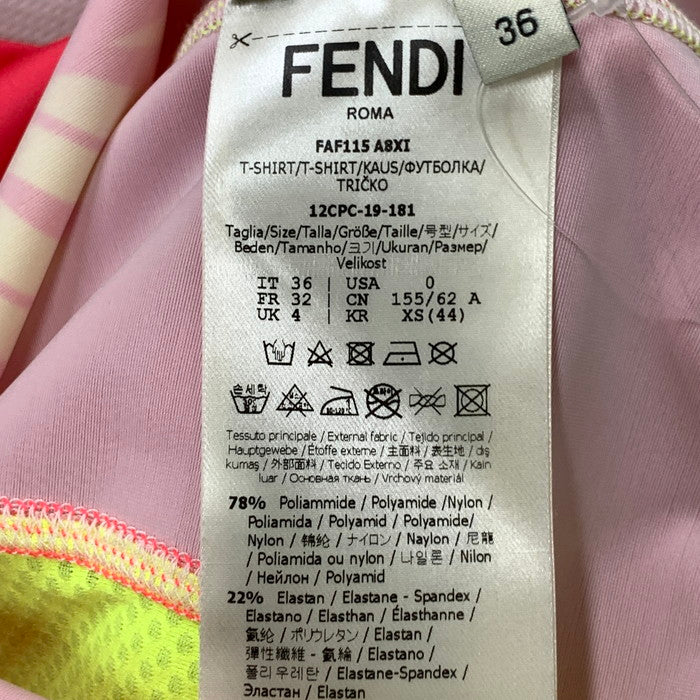 【中古品】【レディース】 FENDI フェンディ タンクトップ トップス ブランド 古着 170-251004-gm-21-fuz サイズ：36 カラー：ピンク 万代Net店