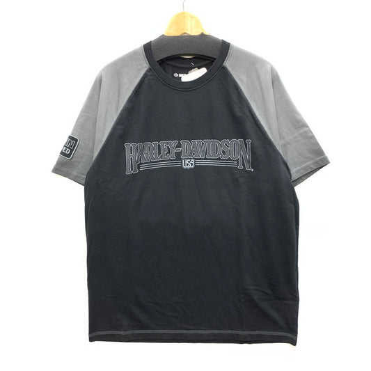 【中古品】【メンズ】 ハーレーダビッドソン アイアンボンド 半袖Tシャツ カットソー トップス ブランド 古着 145-250802-gm-01-fuz サイズ：L カラー：ブラック 万代Net店