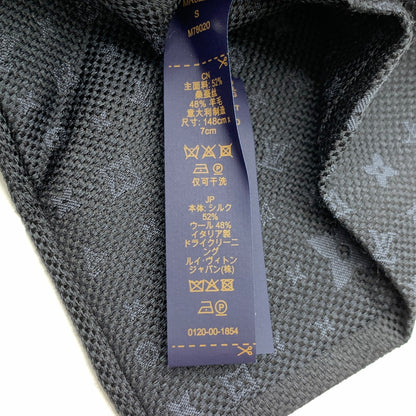 【中古品】【レディース】 LOUIS VUITTON ルイ・ヴィトン M78020 ネクタイ モノグラムスターズ ブランド 古着 179-260411-gm-31-fuz カラー：ブラック 万代Net店