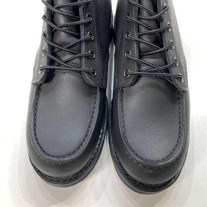 【中古品】【メンズ】 RED WING レッドウィング 8074 CLASSIC MOC BOOTS クラシックモックブーツ シューズ 靴 164-251108-gm-05-fuz サイズ：US7(25cm) カラー：ブラック 万代Net店