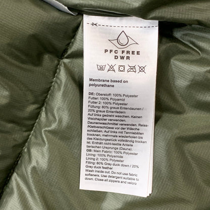 【中古品】【メンズ】 Mammut マムート 1013-02982 ROSEG 2.0 IN HOODED JACKET ダウンジャケット ブランド 古着 144-260117-gm-20-fuz サイズ：M カラー：カーキ 万代Net店