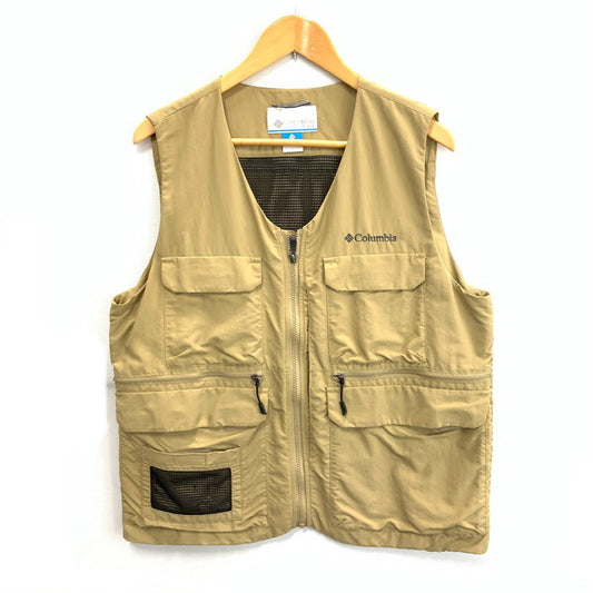 【中古品】【メンズ】 Columbia コロンビア PM3439 VIDORA II VEST ベスト ジャケット ブランド 古着 144-260307-gm-18-fuz サイズ：L カラー：ベージュ 万代Net店
