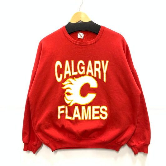 【中古品】【メンズ】 RAVENS 70s-80s スウェット トップス アウター ブランド 古着 145-250531-gm-16-fuz サイズ：L カラー：レッド 万代Net店