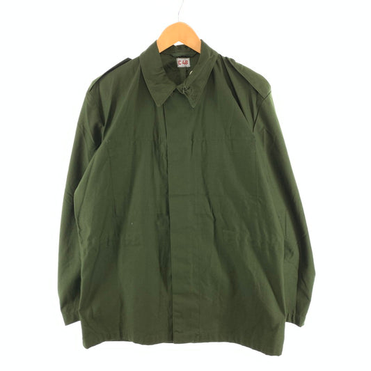【中古品】【メンズ】 スウェーデン軍 ユーティリティージャケット ミリタリージャケット アウター 古着 145-260411-gm-49-fuz サイズ：48 カラー：カーキ 万代Net店