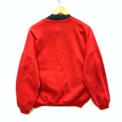 【中古品】【メンズ】 RAVENS 70s-80s スウェット トップス アウター ブランド 古着 145-250531-gm-16-fuz サイズ：L カラー：レッド 万代Net店