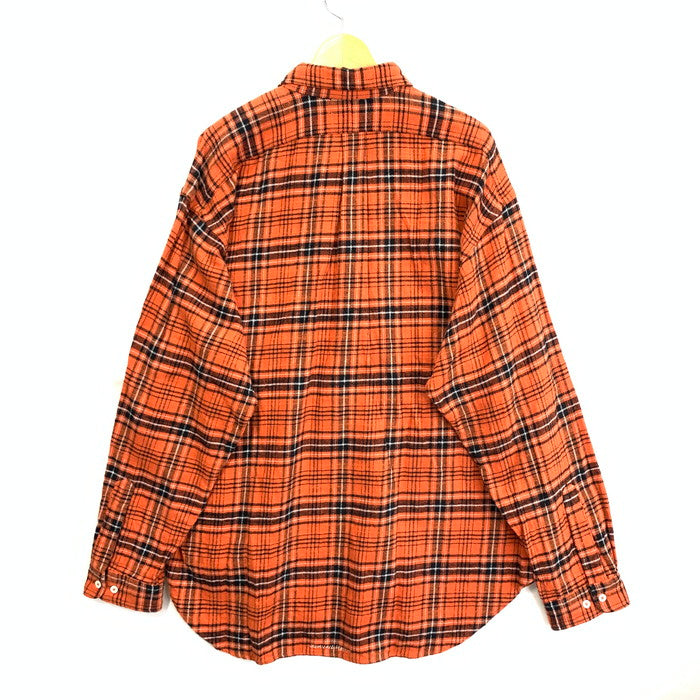 【中古品】【メンズ】 SEDAN ALL-PURPOSE 長袖シャツ ブランド 古着 140-251122-gm-02-fuz サイズ：XL カラー：オレンジ チェック 万代Net店