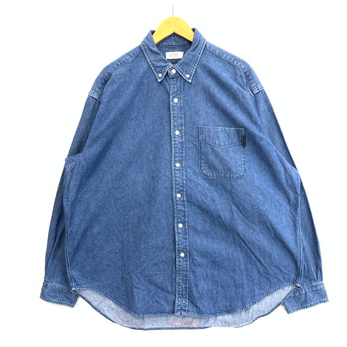 【中古品】【メンズ】 SEDAN ALL-PURPOSE SD22F-SH03 長袖シャツ デニム ブランド 古着 141-251122-gm-03-fuz サイズ：XL カラー：インディゴ 万代Net店