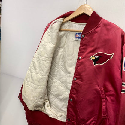 【中古品】【メンズ】 NFL スタジアムジャケット スタジャン アウター ブランド 古着 145-250427-gm-13-fuz サイズ：L カラー：レッド 万代Net店