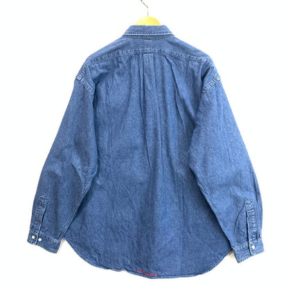 【中古品】【メンズ】 SEDAN ALL-PURPOSE SD22F-SH03 長袖シャツ デニム ブランド 古着 141-251122-gm-03-fuz サイズ：XL カラー：インディゴ 万代Net店