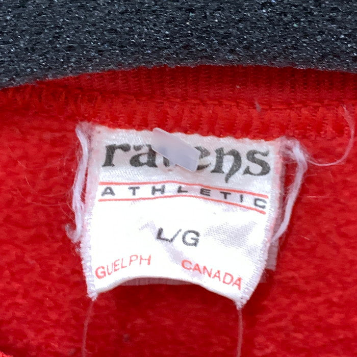 【中古品】【メンズ】 RAVENS 70s-80s スウェット トップス アウター ブランド 古着 145-250531-gm-16-fuz サイズ：L カラー：レッド 万代Net店