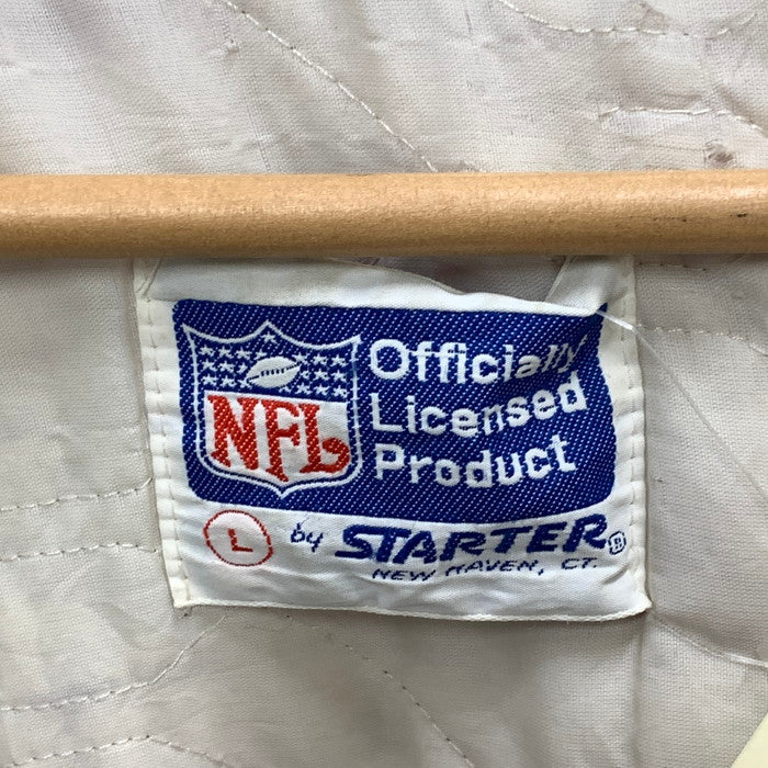 【中古品】【メンズ】 NFL スタジアムジャケット スタジャン アウター ブランド 古着 145-250427-gm-13-fuz サイズ：L カラー：レッド 万代Net店