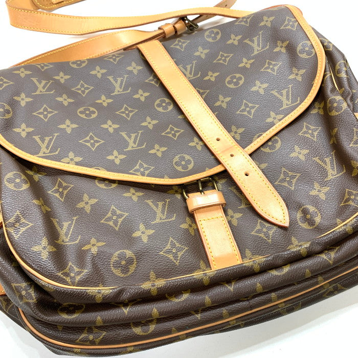 【中古品】【メンズ/レディース】 LOUIS VUITTON ルイ・ヴィトン M42254 モノグラム ソミュール35 ショルダーバッグ ブランド カバン 179-251129-gm-08-fuz カラー：ブラウン 万代Net店