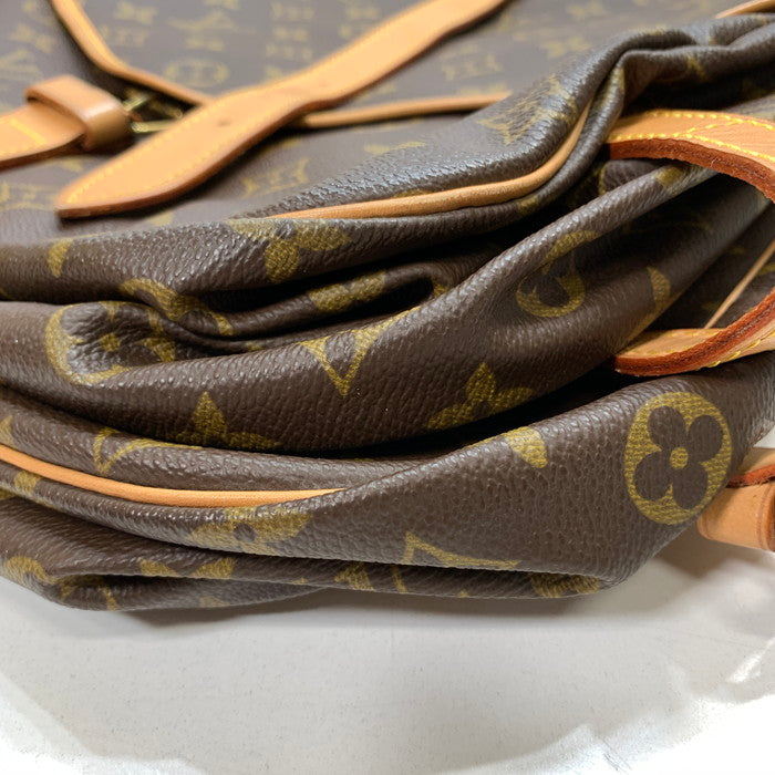 【中古品】【メンズ/レディース】 LOUIS VUITTON ルイ・ヴィトン M42254 モノグラム ソミュール35 ショルダーバッグ ブランド カバン 179-251129-gm-08-fuz カラー：ブラウン 万代Net店