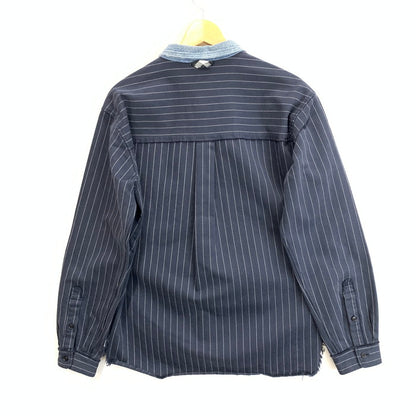 【中古品】【メンズ】 YSTRDY'S TMRRW DENIM DOCKING LS SHIRT 長袖シャツ ブランド 古着 140-251122-gm-05-fuz サイズ：M カラー：インディゴ 万代Net店