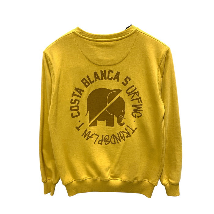 【中古品】【メンズ】 TRENDSPLANT スウェット トップス ブランド 古着 141-250921-gm-34-fuz サイズ：XS カラー：イエロー 万代Net店