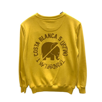 【中古品】【メンズ】 TRENDSPLANT スウェット トップス ブランド 古着 141-250921-gm-34-fuz サイズ：XS カラー：イエロー 万代Net店
