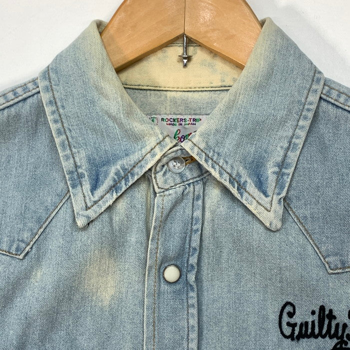 【中古品】【メンズ】 WACKO MARIA ワコマリア 加工ウエスタンシャツ 長袖シャツ ブランド 古着 140-251220-gm-13-fuz サイズ：S カラー：インディゴ 万代Net店