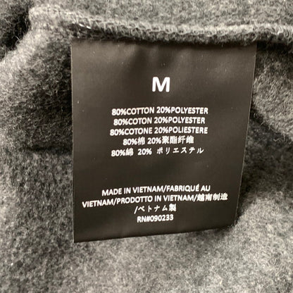 【中古品】【メンズ】 ESSENTIALS EMBOSSED CLASSIC HOODIE オーバーサイズ エンボス加工 パーカー ブランド 古着 142-260329-gm-11-fuz サイズ：M カラー：グレー 万代Net店