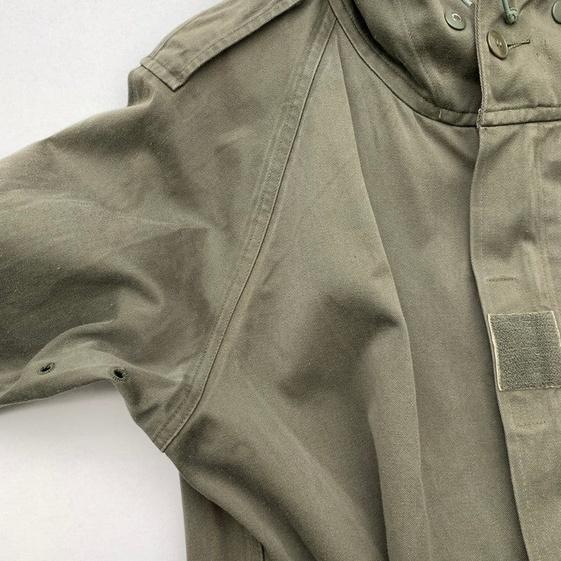 【中古品】【メンズ】 フランス軍 F-2 ジャケット ミリタリ―ジャケット アウター 古着 145-260411-gm-50-fuz サイズ：L カラー：カーキ 万代Net店