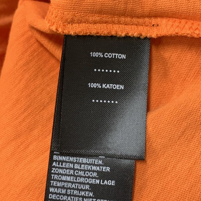 【中古品】【メンズ】 ハーレーダビッドソン 96013-25VM BAR&SHIELD 半袖Tシャツ カットソー トップス ブランド 古着 145-250802-gm-06-fuz サイズ：M カラー：オレンジ 万代Net店