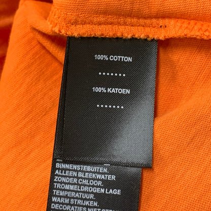 【中古品】【メンズ】 ハーレーダビッドソン 96013-25VM BAR&SHIELD 半袖Tシャツ カットソー トップス ブランド 古着 145-250802-gm-06-fuz サイズ：M カラー：オレンジ 万代Net店