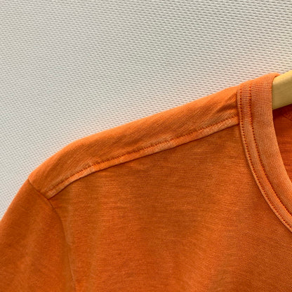 【中古品】【メンズ】 ハーレーダビッドソン 96013-25VM BAR&SHIELD 半袖Tシャツ カットソー トップス ブランド 古着 145-250802-gm-06-fuz サイズ：M カラー：オレンジ 万代Net店