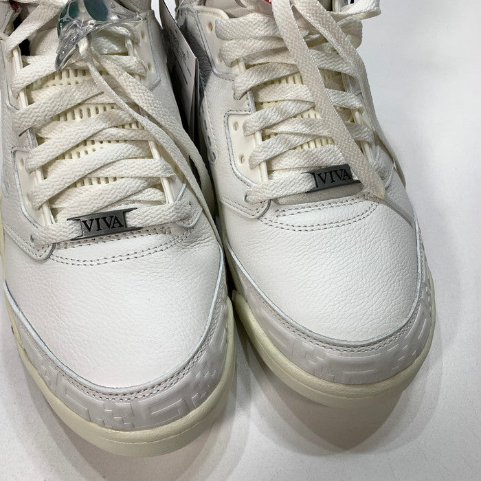 【中古美品】【メンズ】 NIKE ナイキ HF8833-100 AIR JODAN 5 RETRO ELGRITO "SAIL AND DARK PONY" エアジョーダン 5 スニーカー 160-251019-gm-21-fuz サイズ：27.5cm カラー：ホワイト 万代Net店