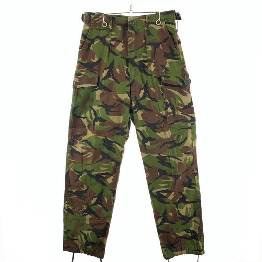 【中古品】【メンズ】 イギリス軍 8415-99-820-3537 コンバット カーゴパンツ ミリタリ― ボトムス 古着 156-260411-gm-42-fuz サイズ：85-80-90 カラー：カーキ カモフラ 万代Net店