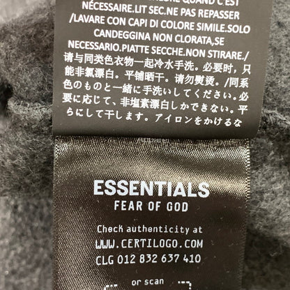 【中古品】【メンズ】 ESSENTIALS EMBOSSED CLASSIC HOODIE オーバーサイズ エンボス加工 パーカー ブランド 古着 142-260329-gm-11-fuz サイズ：M カラー：グレー 万代Net店