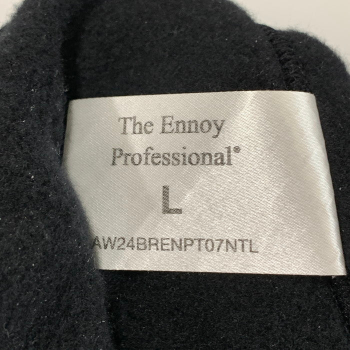 【中古品】【メンズ】 ENNOY 24AWBRENPT07NTL SWEAT PANT スウェットパンツ ボトムス ブランド 古着 151-250817-gm-23-fuz サイズ：L カラー：ブラック 万代Net店