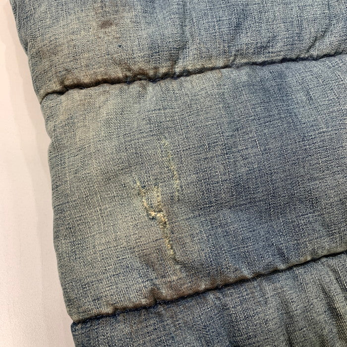 【現状渡し品】【メンズ】 ISAMUKATAYAMA BACKLASH イサムカタヤマバックラッシュ 1393-01 13AW ユーズド加工デニムベスト 140-240303-st-13-fuz サイズ：M カラー：ブルー 万代Net店