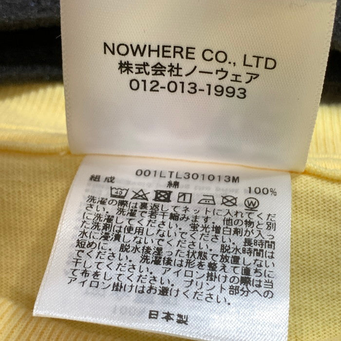 【中古品】【メンズ】 A BATHING APE アベイシングエイプ カレッジロゴ 長袖Tシャツ ブランド 古着 142-251115-gm-09-fuz サイズ：2XL カラー：イエロー 万代Net店