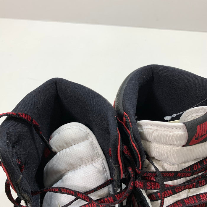 【中古品】【メンズ】 NIKE ナイキ 555088-062 AIR JORDAN 1 RETRO HIGH OG "BLOOD LINE" エアジョーダン 1 ハイ スニーカー 160-251129-gm-09-fuz サイズ：27cm カラー：ブラック ホワイト 万代Net店